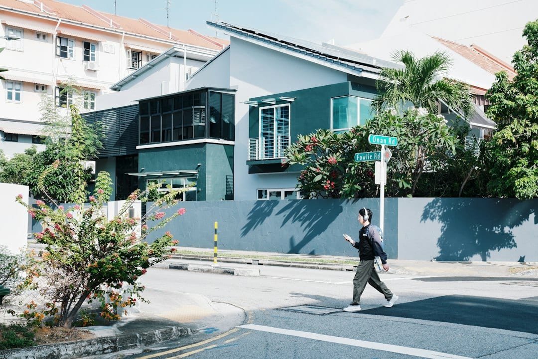 Residential street in District 20, Singapore — Ang Mo Kio, Bishan, Thomson